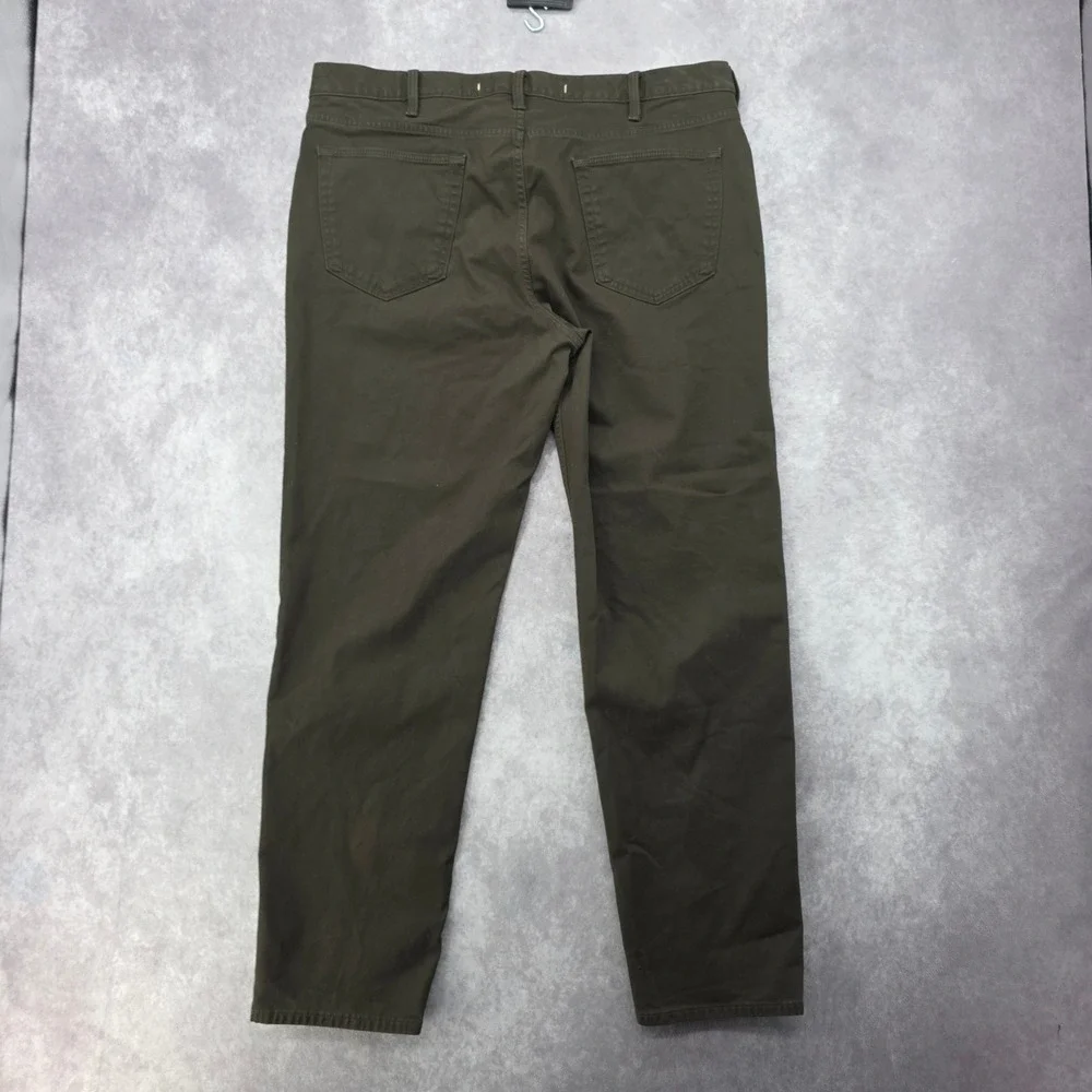 Banana Republic Athletic Fit Pants Mens 38x32 Olive Stretch Chino Fits 40x32